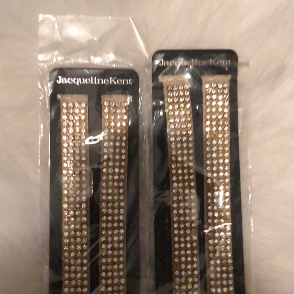 COPY - Jacqueline Kent Crystal Bra Straps - Nude/Gold - Picture 2 of 4